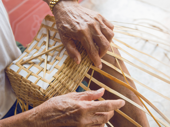 banana bark crafts training